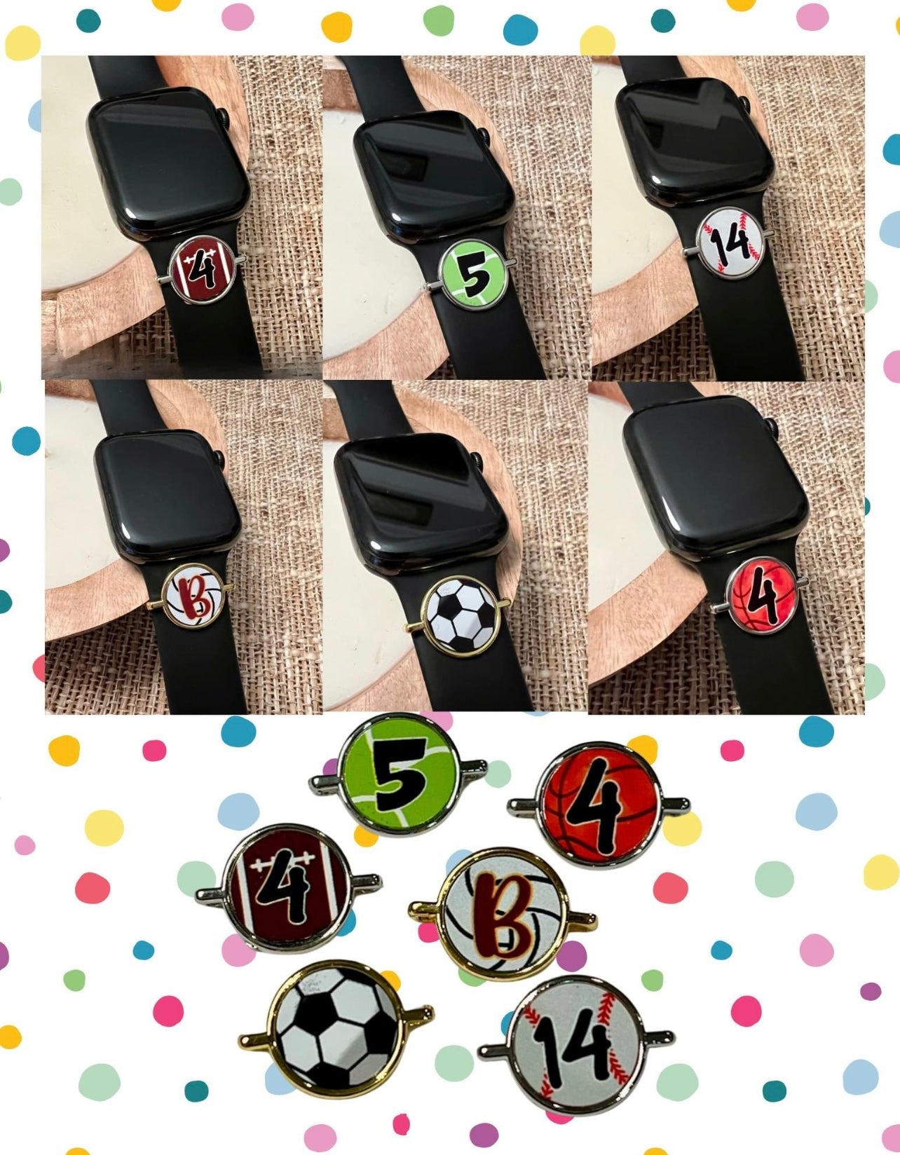 APPLE WATCH CHARMS-SPORTS