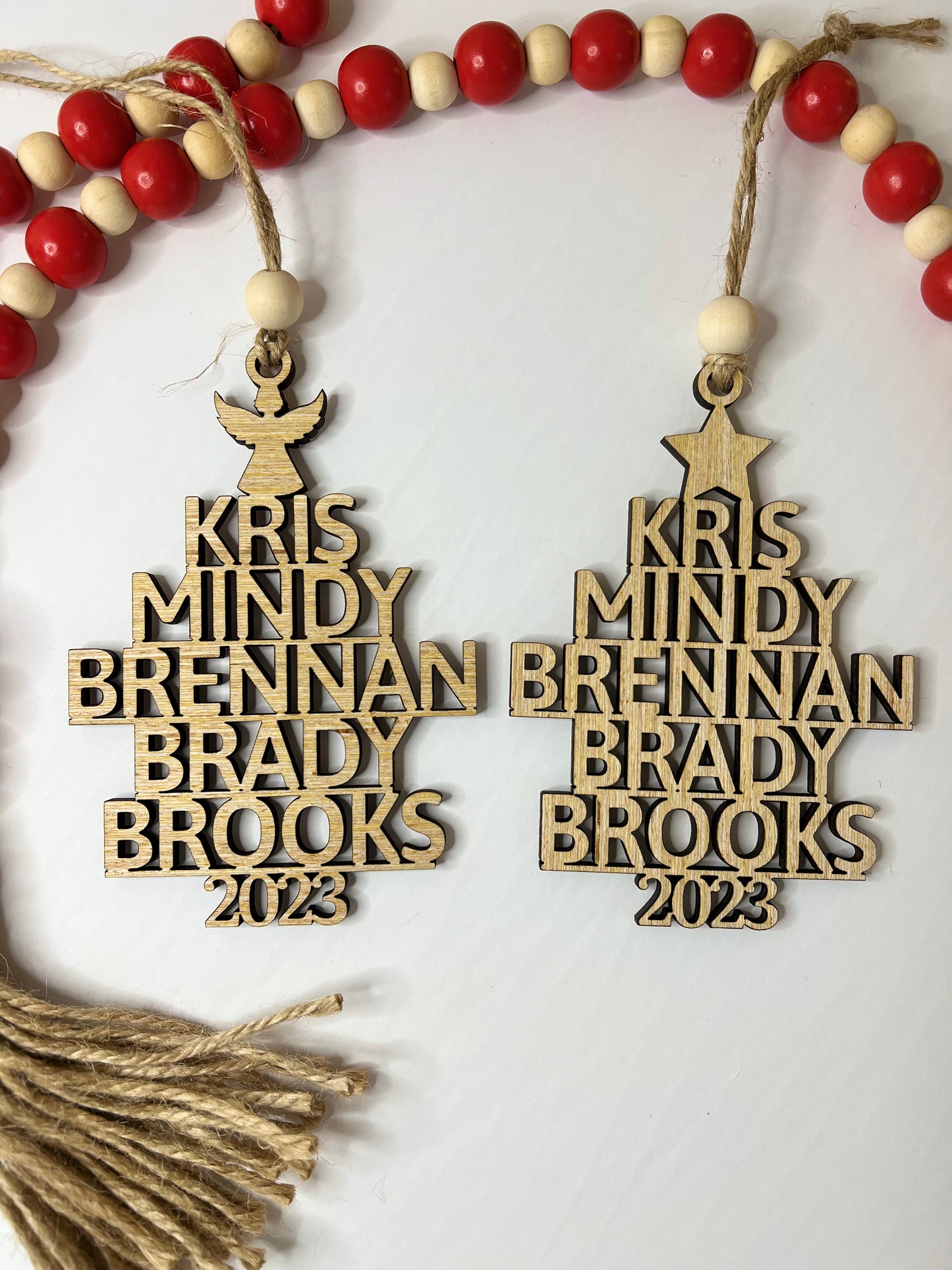 Family Names Ornament