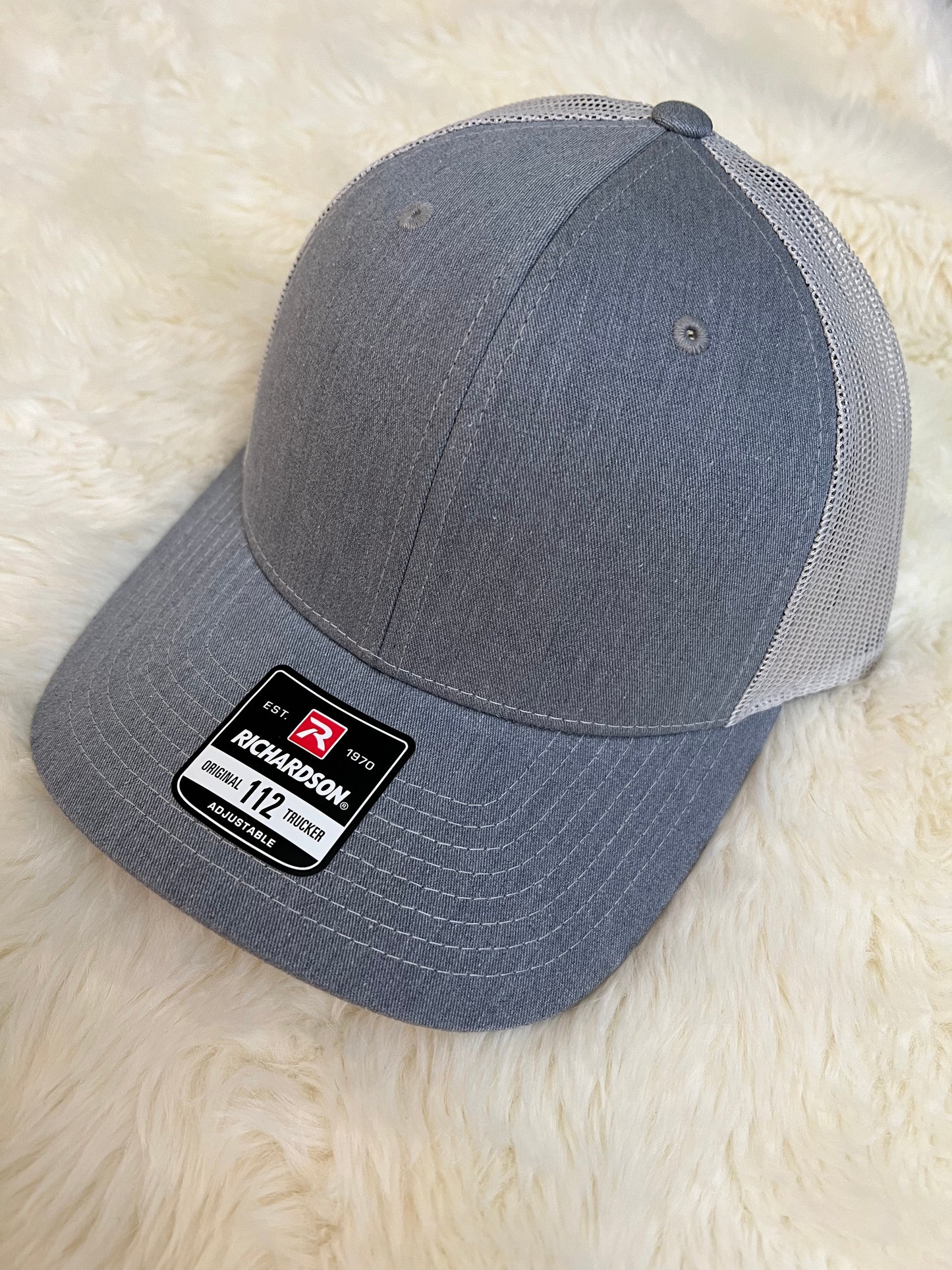 RICHARDSON HATS with laser engraved leather patch