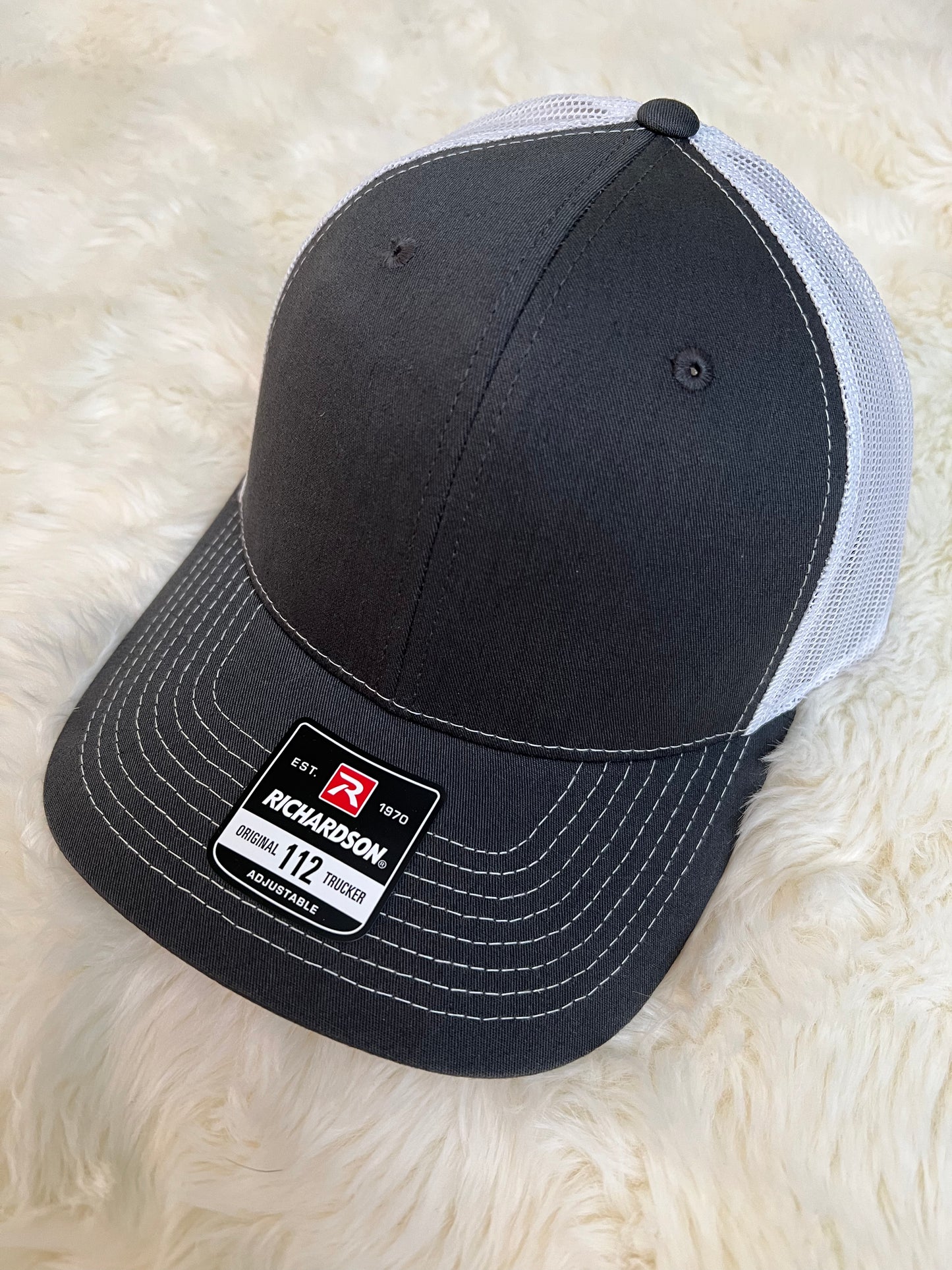 RICHARDSON HATS with laser engraved leather patch